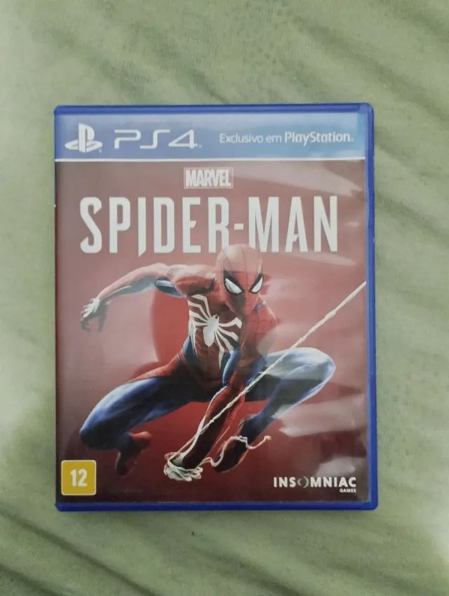 Jogo Homem Aranha - Spider-man - Ps4 - Mídia Física