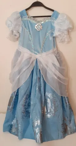 Vestido Aniversario 1 Ano Cinderela, Roupa Infantil para Bebê Usado  49137177