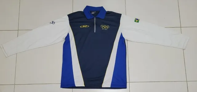 Camisa Manga Longa Comitê Brasil Olimpíadas Olympikus COB Gg