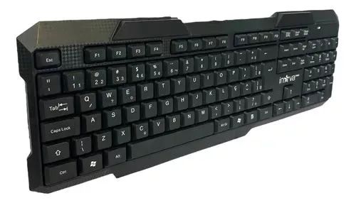 Teclado sem fio com adaptador usb wireless 2.4ghz - Foto 2