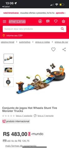 Pista Hot Wheels -carrinho Ataque Da Cobra - Original Mattel em Promoção na  Americanas
