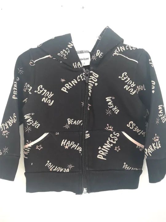 Jaqueta Moleton Infantil Feminina Rovitex Kids - Princesa - 1 a 2 anos