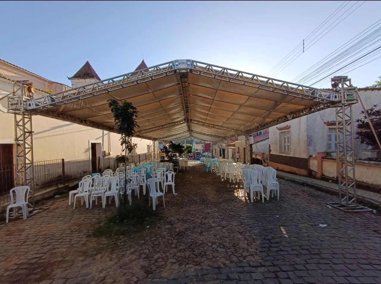 Aluguel galpão, pavilhão, tenda, palco 