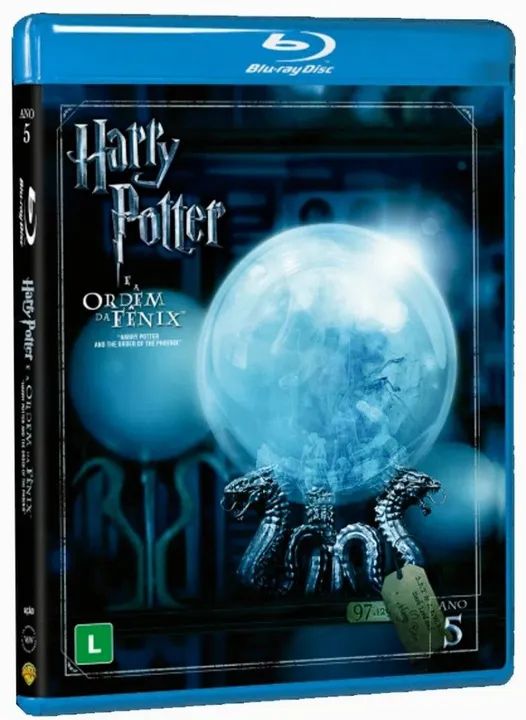 Blu-ray Duplo Harry Potter e a Ordem da Fênix - Lacrado e Original. 
