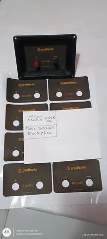 Gradiente master 100 ( 6 ADESIVADOS) - Foto 5