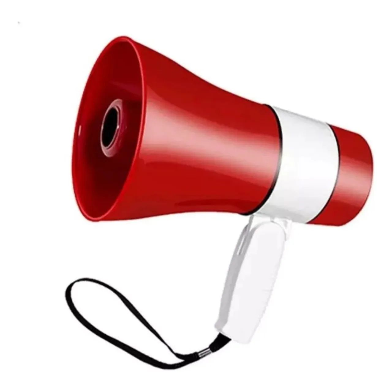 Megafone recarregável portátil com entrada usb e gravador 