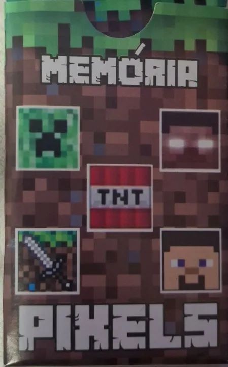 Jogo da memória minecraft 