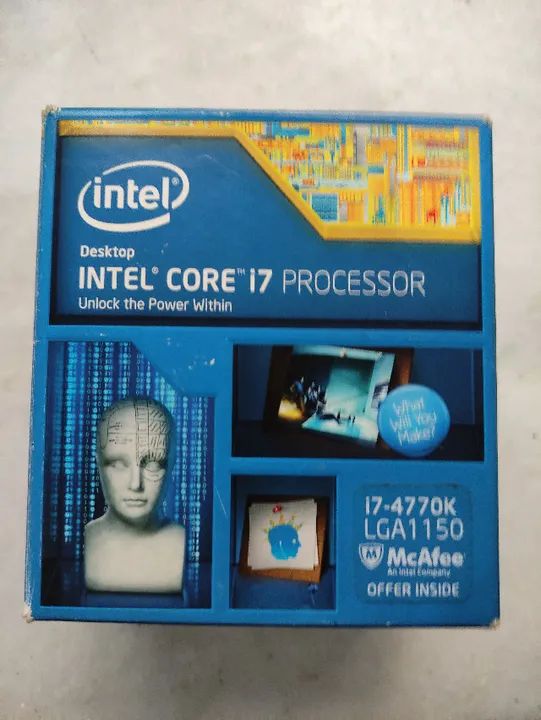 Processador Intel Core I7-4770k Usado Com Cooler Box Intel