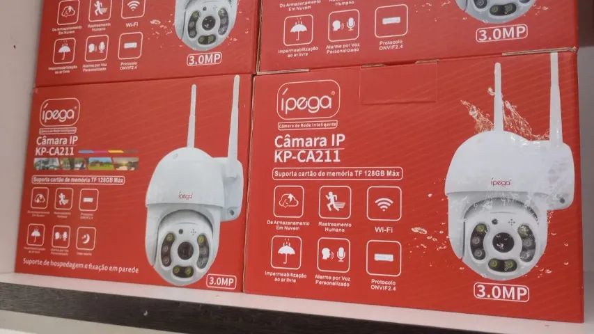 Câmera De Segurança Ip Rede Inteligente Monitoramento 3.0mp (Perfil Verificado)