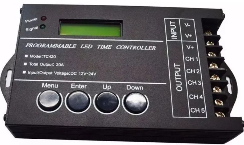 Controlador Luminária Led Tc420 Programável Aquario   Arduino Automação Robotica COD-AP59 