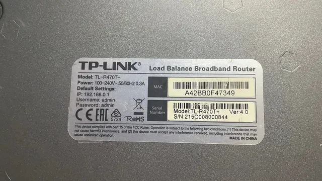 Load balance TP-Link tl-r470t+ - Foto 2