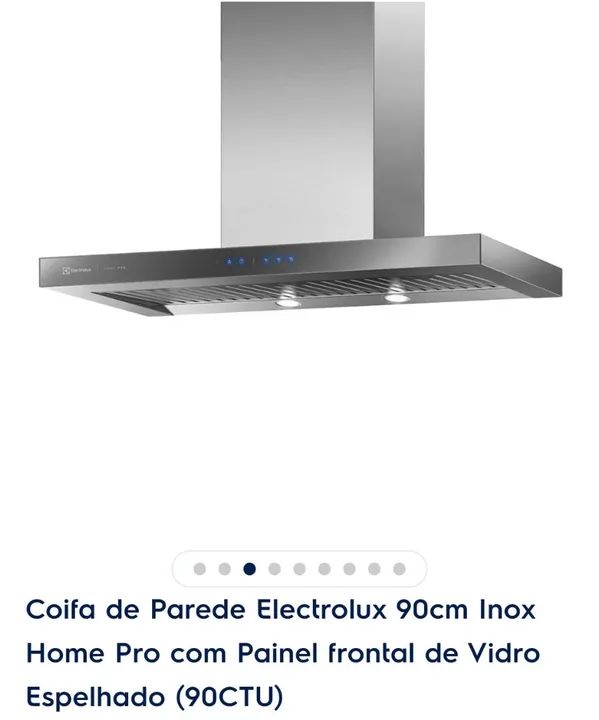 Coifa de Parede Electrolux 90cm Inox Home Pro - Foto 3