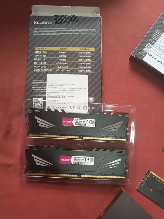 16GB Memória RAM Ddr4 2666/3200mhz PC Kllisre