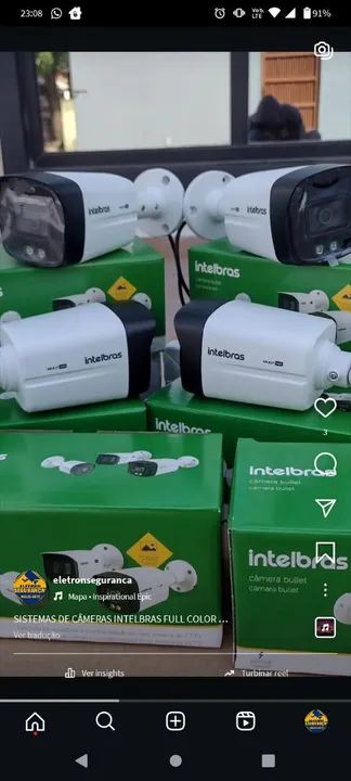 Câmeras de segurança CFTV KIT completo 