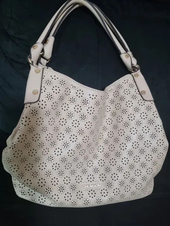 Bolsa de ombro feminina em couro sintético - Foto 2