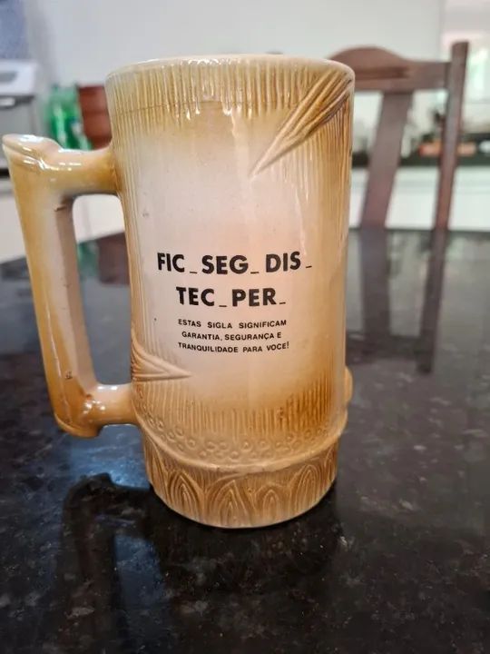 Silvio Santos SBT antiga caneca chopp colecionável - Foto 2