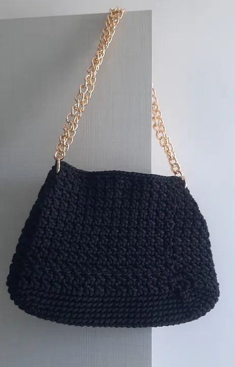 bolsa em croche fio nautico