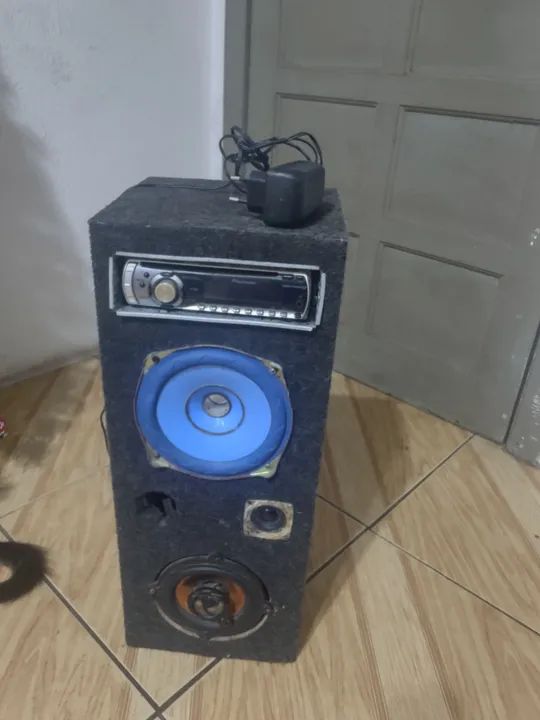 Caixa de som com Rádio e Auxiliar  - Foto 3