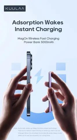 Kuulaah Magsafe Power Bank 5000mAh - Foto 4