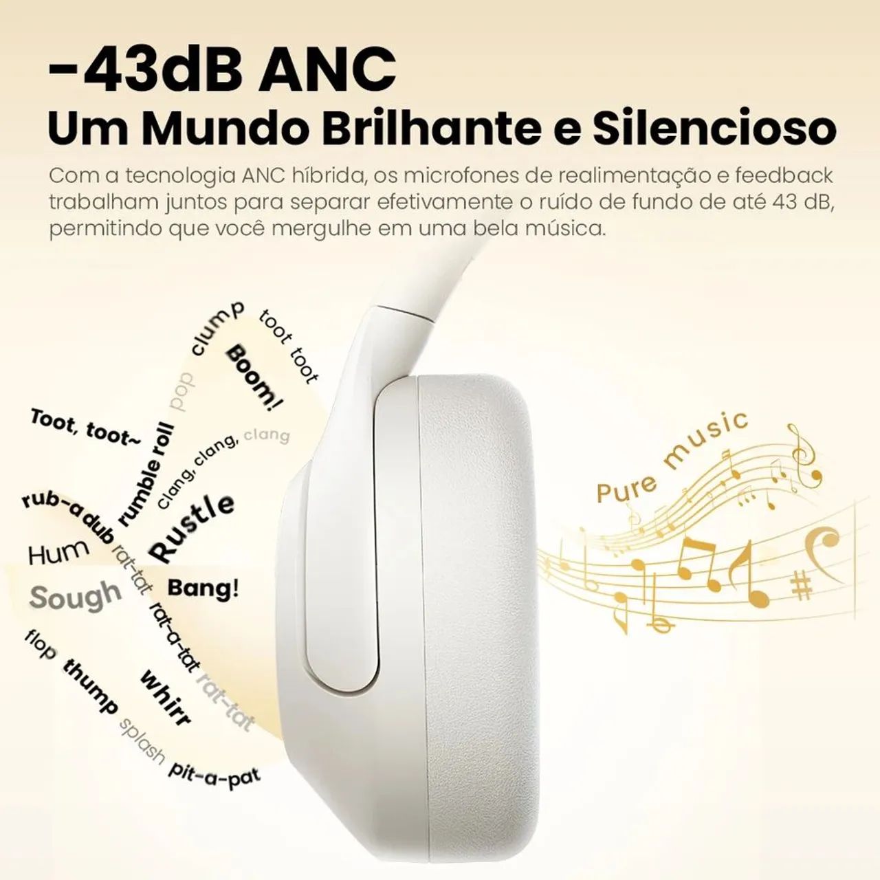 Fone de ouvido Headphone Haylou S30 ANC  - Foto 3