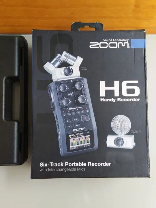 Gravador Handy Recorder Zoom H6 completo - Foto 6