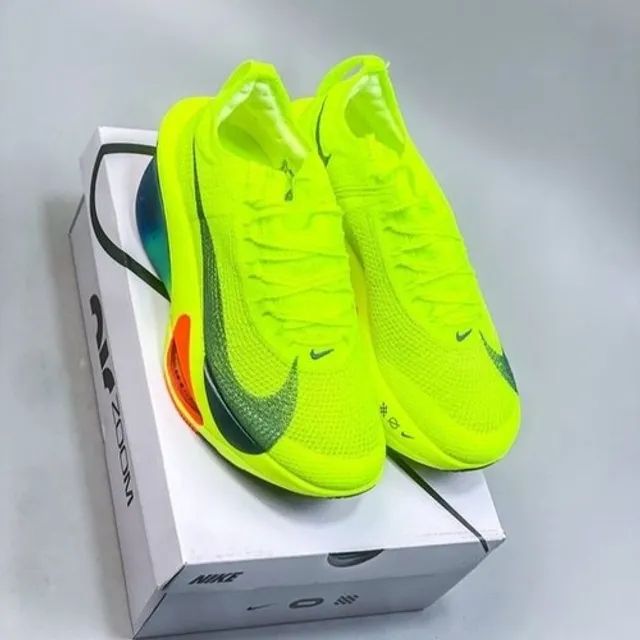 Tênis Nike Air ZoomX AlphaFly Next% 3 Volt Frete Grátis