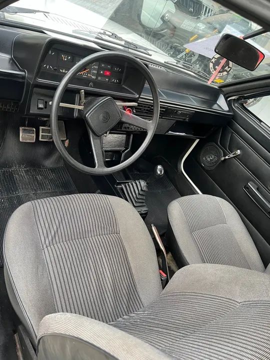 VW Gol BX 1986 Placa Preta - Foto 5