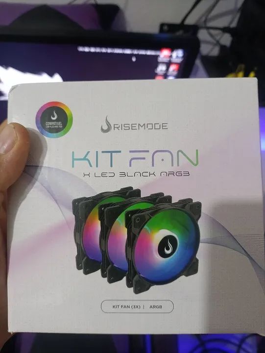 Kit fan para PC tudo no precinho 