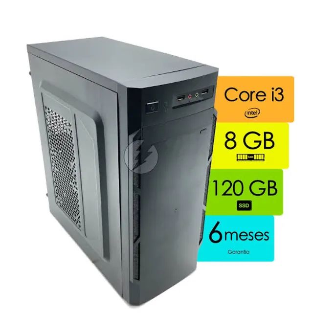 Intel Core i3  8gb ssd 120
