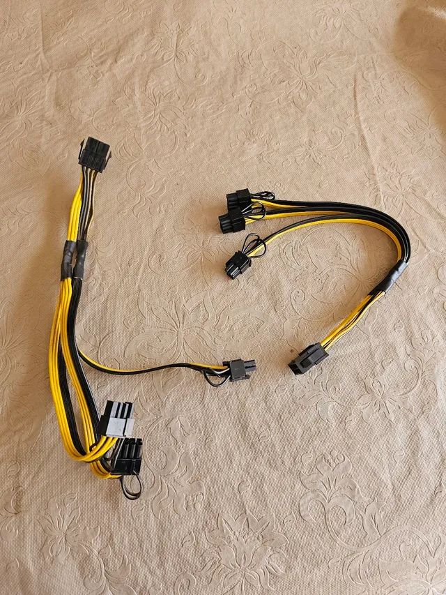 Cabo multiplicador cpu(eps) 8pin para 3x 8pin pci-e 6+2
