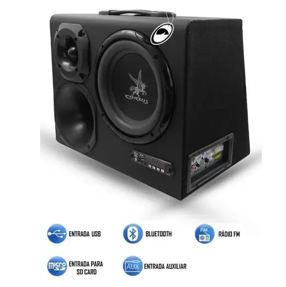 Caixa Trio Amplificada CX HC500 8" Polegadas64297331043841121