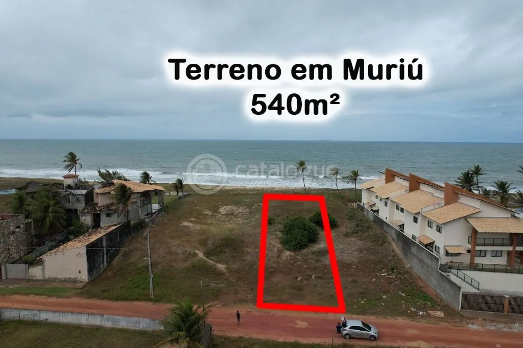 Terreno a venda em Muriu - beira mar