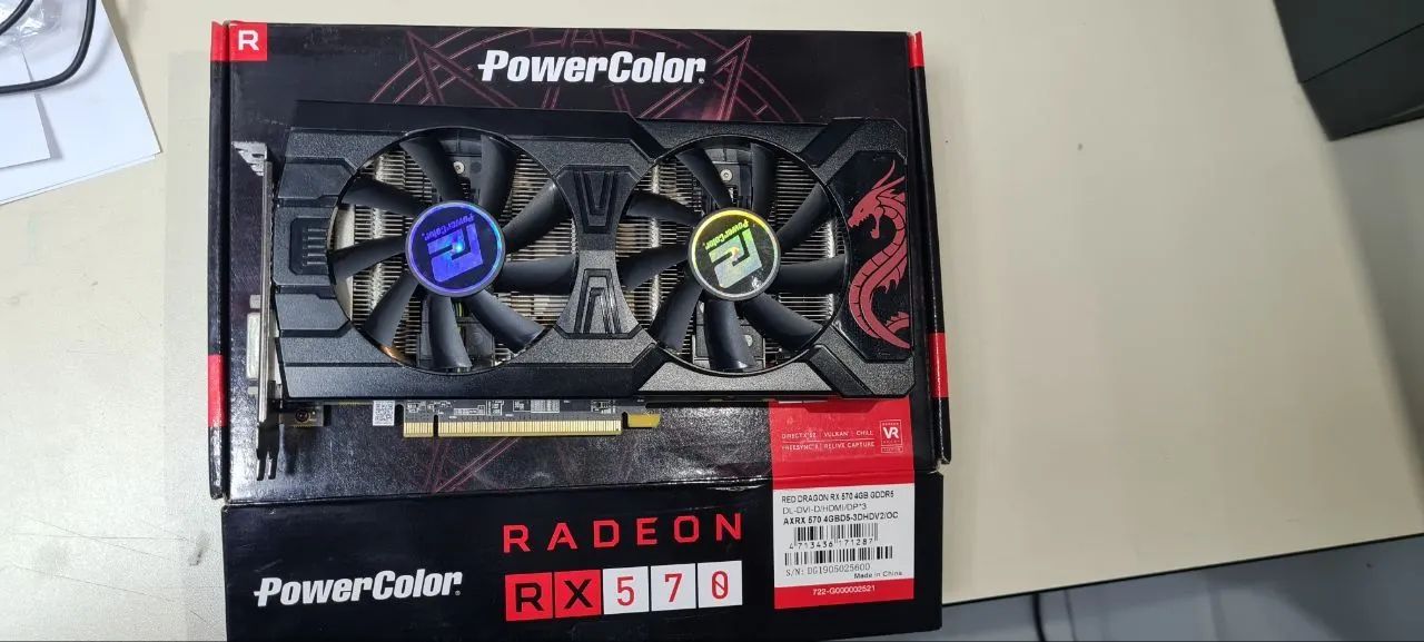 Placa de Vídeo AMD Radeon RX 570 4GB - Foto 5