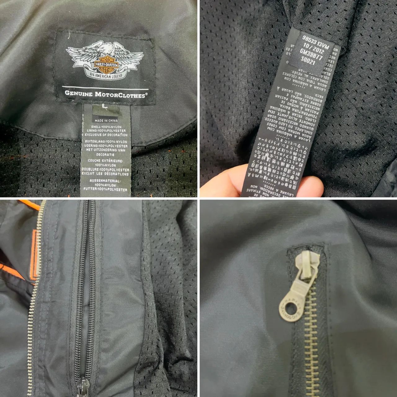 Jaqueta de nylon Harley Davidson 2012 cod GM39877 - Foto 5