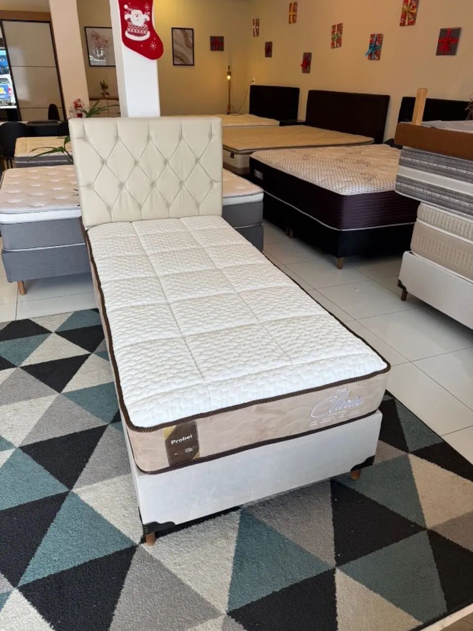 Cama box Solteiro PROBEL SEMINOVA - Entrego!  - Foto 2