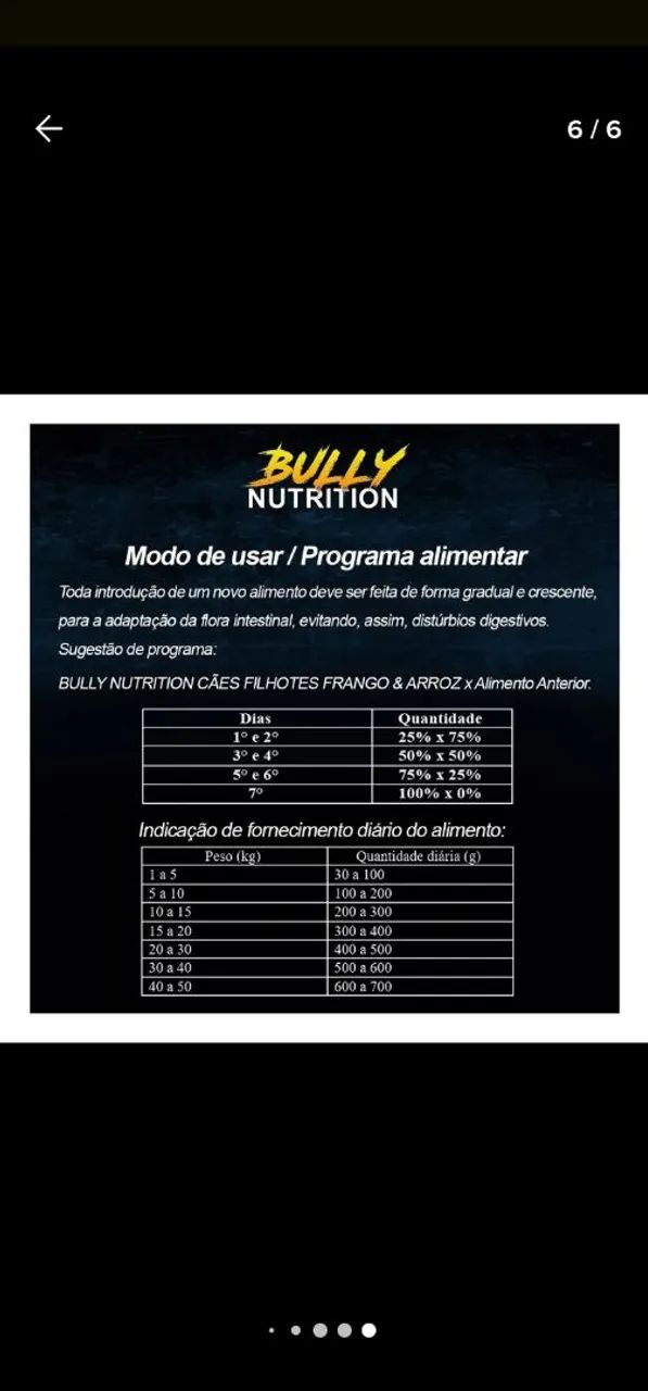 Ração Bully Nutrition Baby Super Premium 15kg - Foto 6