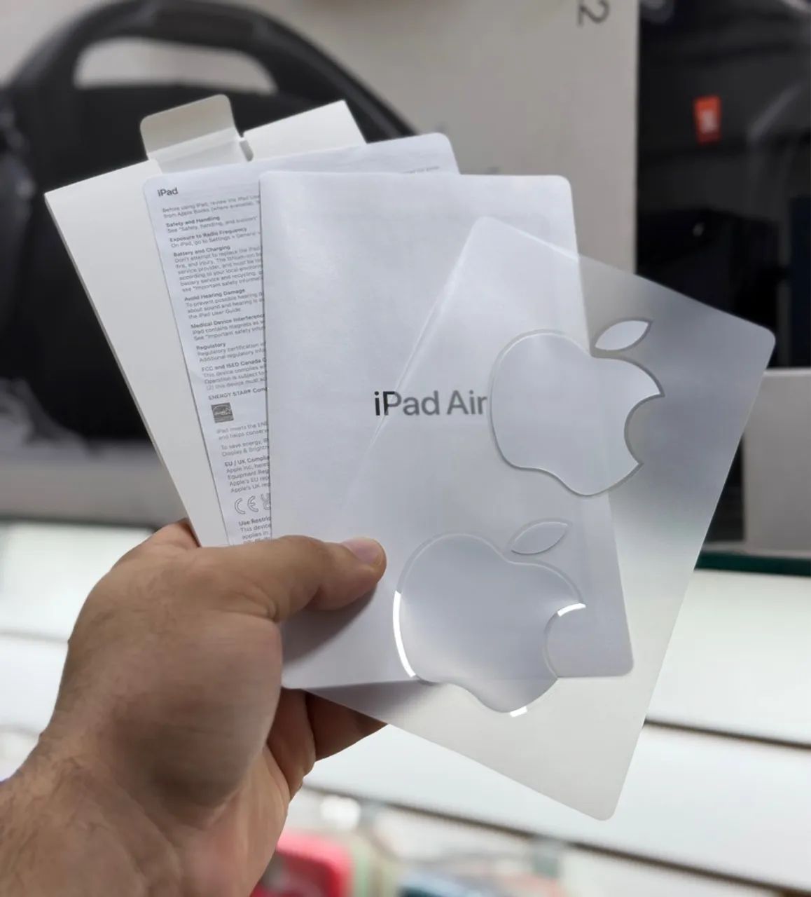 Ipad air 5ª geração m1 64gb LOJA FÍSICA seminovo com caixa ( azul 64 gb w-ifi 10.9" ) - Foto 5