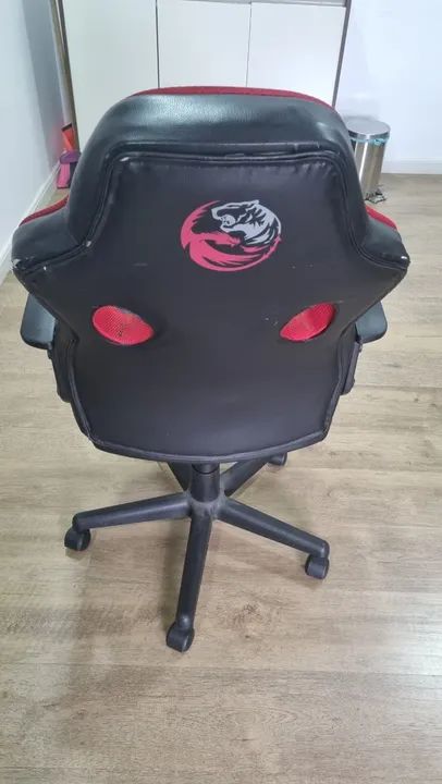 Cadeira Gamer Racer Master STI Madstimsvm Vermelho PCYES - Foto 6