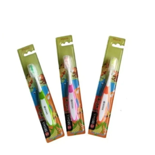 Kit 3 Escovas de Dente Infantil Bebê e Criança Higiene Bucal - Limpeza Divertida