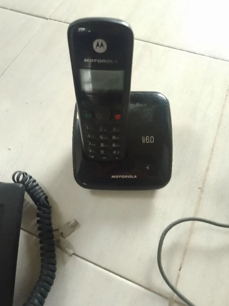 Telefone Fixo VEC + Telefone Sem Fio Motorola - Foto 4