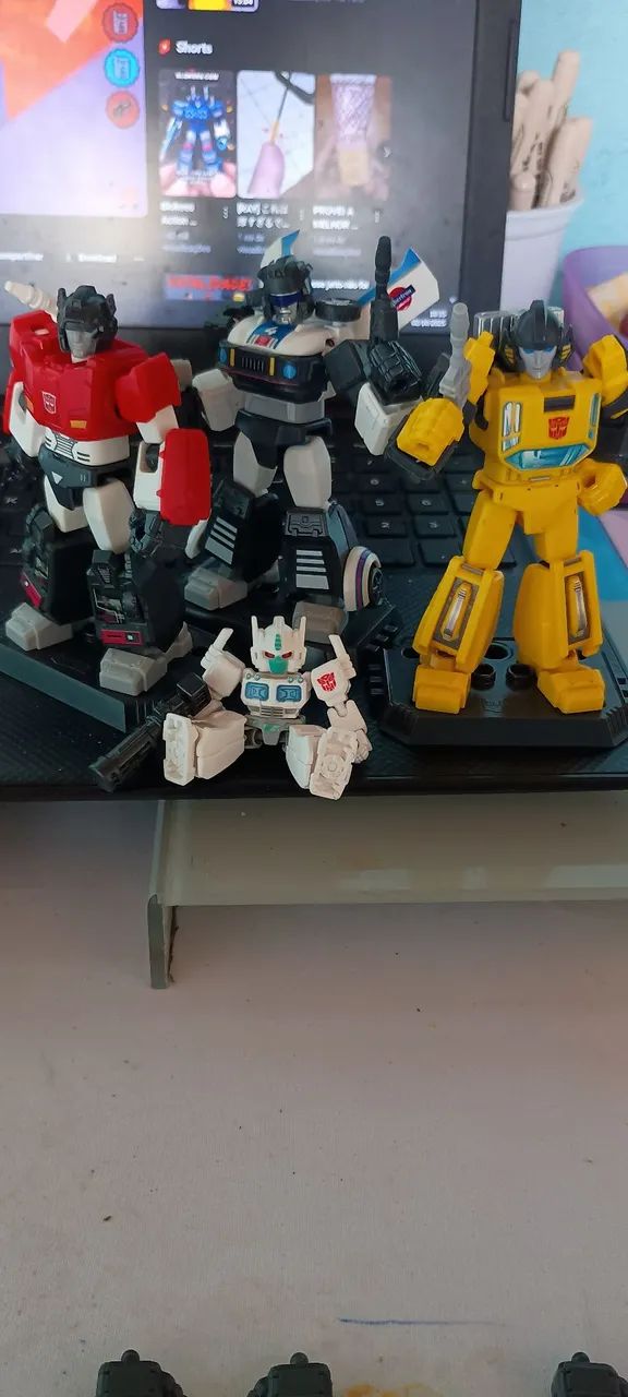 Blokees Transformers - ( Jazz, Sideswipe, Sunstreeker e Ultra Magnus DW Defender Galaxy )