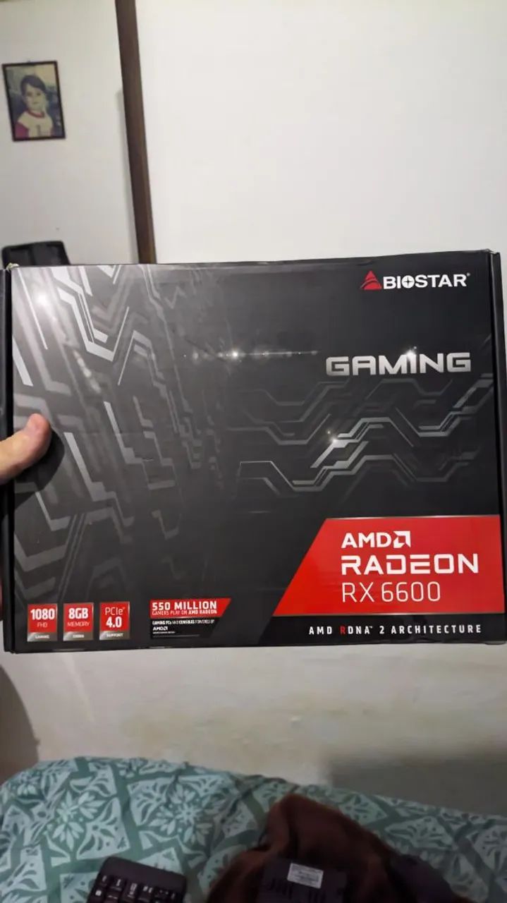 Placa de Vídeo AMD RX 6600 - 8GB GDDR6 - Excelente Estado! - Foto 4