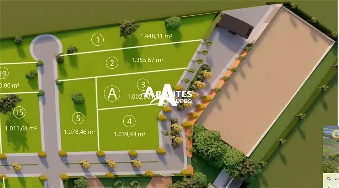 Terreno em condomínio com 1.355,67m² à venda no REPRESA DE MIRANDA - Foto 4