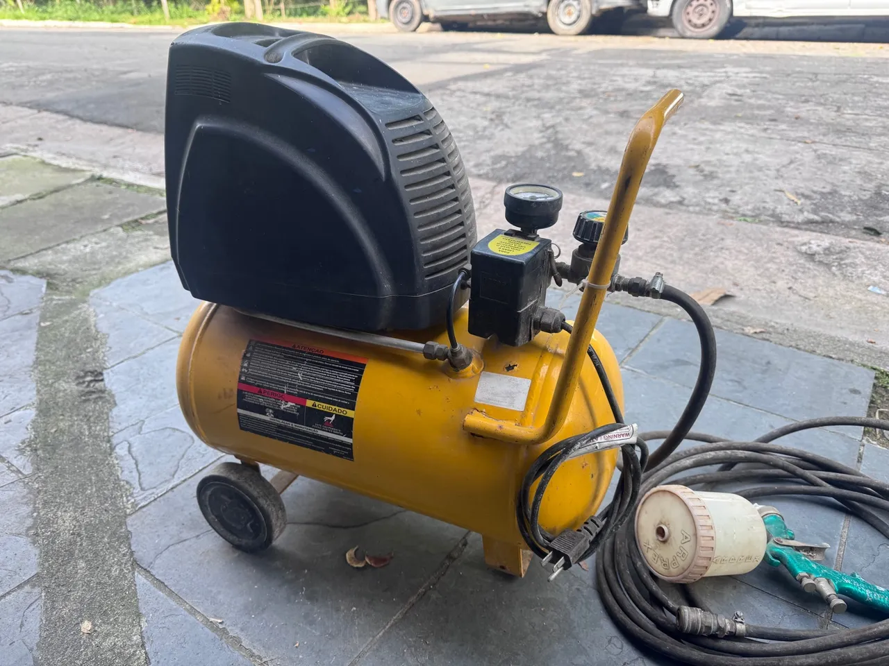 Compressor de Ar Portátil para Pintura