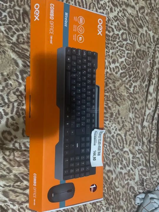 Kit Teclado e Mouse Wireless Oex TM-406