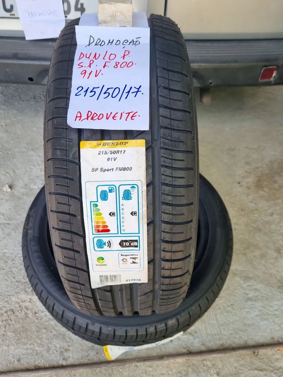 Pneu 215/50/17 Dunlop spfm800 $ 635/ Pirelli p7 / Michelin Primacy 4