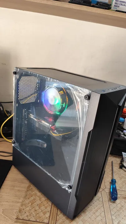 PC Gamer Xeon 2650 - 16 Gigas Memória DDR4 SSD Placa de Vídeo RX 580 8 Gigas Somos Loja