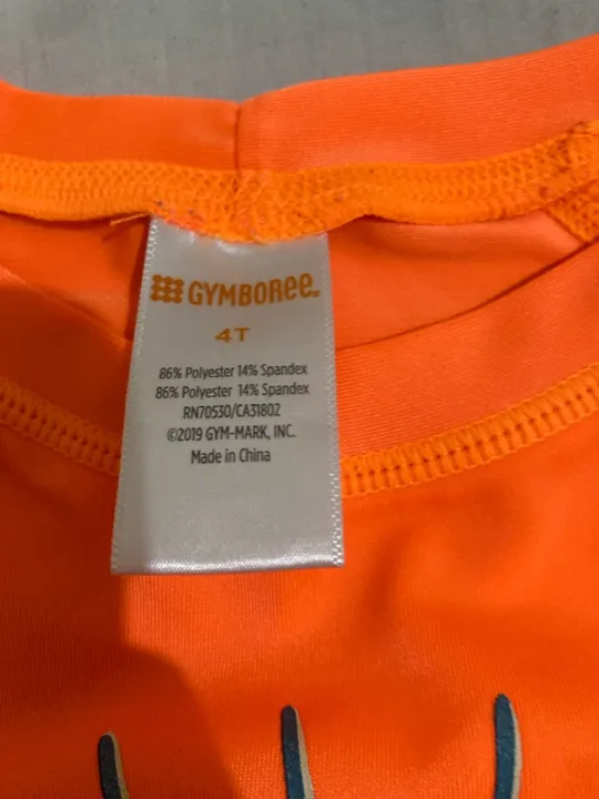 Camiseta GYMBOREE 4T - laranja