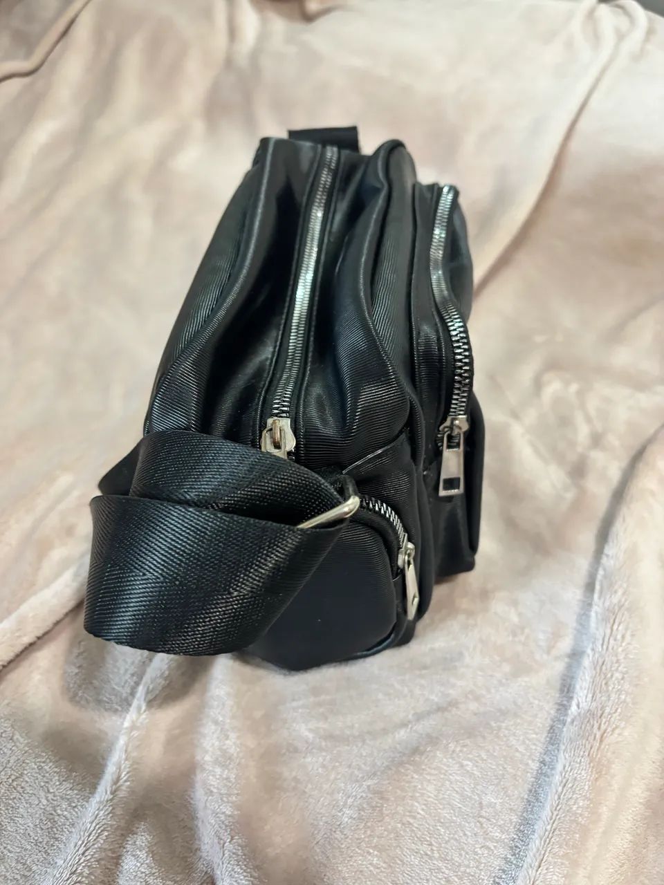 Bolsa preta satinato  - Foto 2