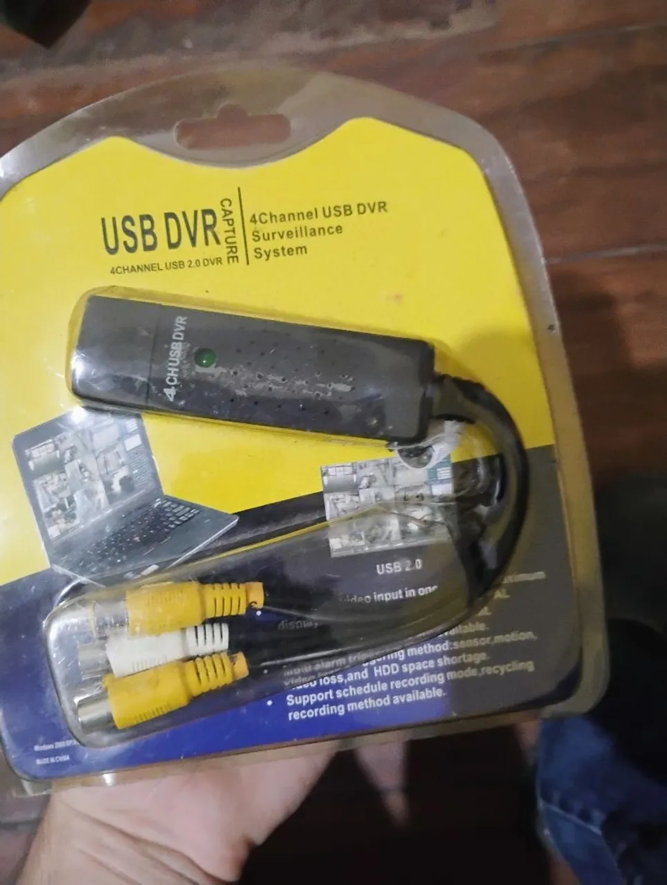 Gravador de Vídeo USB 4 Canais - Sistema de Segurança